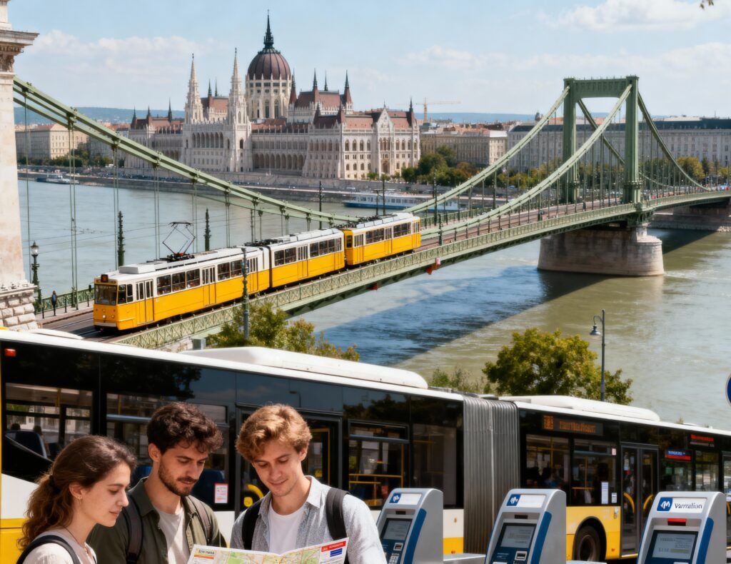 budapest tram bridge