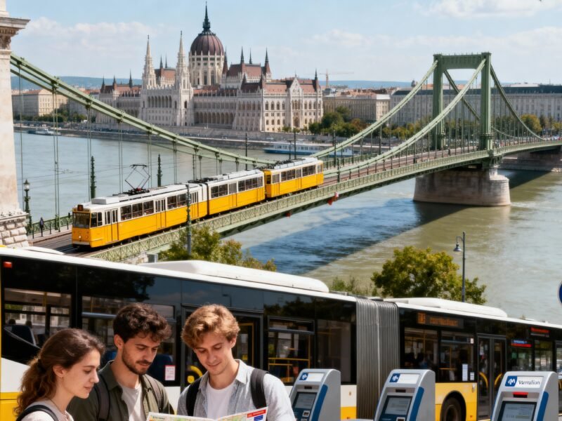 budapest tram bridge