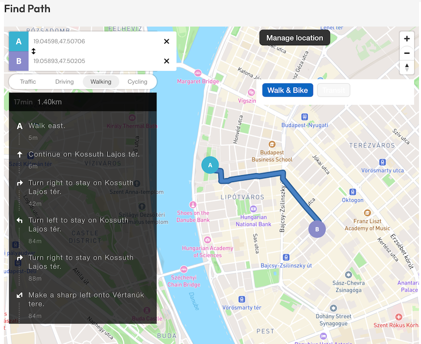 Map budapestmap