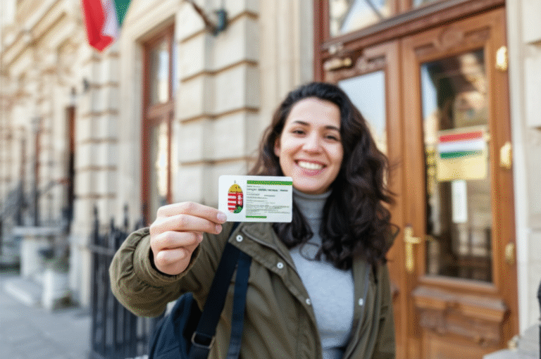 Address Card Hungary (Lakcímkártya) - 2025 Guide for Expats showing address card