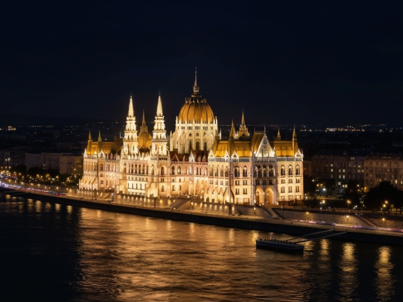 budapest by night