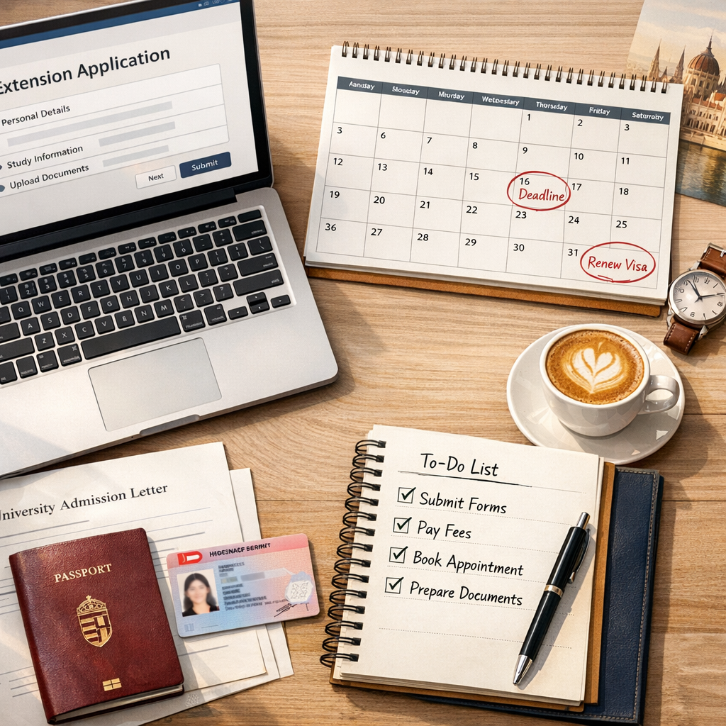 extend visa hungary